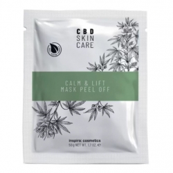 Фото Inspira:cosmetics - Альгинатная антистресс-лифтинг-маска Calm & Lift Mask Peel Off с маслом CBD, 50 г