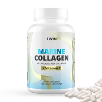 1Win - Комплекс Морской коллаген с витамином С, 155 капсул