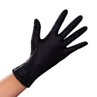 Чистовье - Перчатки нитриловые Safe&Care размер М черные, 100 шт
