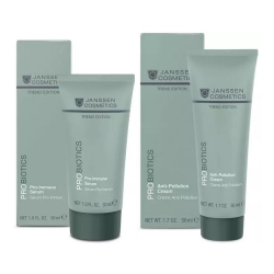 Фото Janssen Cosmetics - Набор средств с пробиотиком для лица, шеи и декольте: сыворотка 30 мл + крем 50 мл