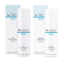 Janssen Cosmetics - Набор очищающих средств для лица: очищающая эмульсия 200 мл + тоник 200 мл набор live the sun крем после загара эмульсия spf50