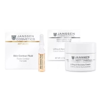 Janssen Cosmetics - Набор средств для лица и век Восстановление и питание: сыворотка 2 мл х 7 шт + крем 50 мл