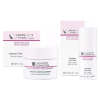 Janssen Cosmetics - Набор средств для чувствительной кожи лица и век: крем 50 мл + крем для век 15 мл крем для век кислородонасыщающий excel therapy o2 pollution defence