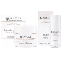 Janssen Cosmetics - Набор "Осветление и увлажнение": крем 50 мл + крем для век 15 мл