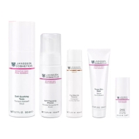 Janssen Cosmetics - Набор для очищения и восстановления чувствительной кожи: мусс 150 мл + тоник 200 мл + крем для век 15 мл + бальзам 100 мл + лосьон 100 мл мусс после депиляции