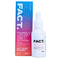 Art&Fact - Витаминная сыворотка Niacinamide 2% + Folic Acid + Lactic Acid + Vitamin C + Vitamin E, 30 мл сыворотка для лица от акне с азелаиновой молочной кислотами