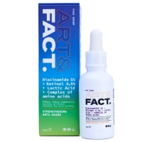 Art&Fact - Омолаживающая сыворотка для лица Niacinamide 5% + Retinol 0,4%, 30 мл сыворотка пилинг the ordinary с молочной кислотой lactic acid 10% ha 2% superficial peel