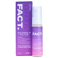 Art&Fact - Корректирующий крем-гель анти-акне Niacinamide 5% + Zinc 0,3%, 30 мл крем от прыщей с цинком greenini anti acne collection zinc anti acne face cream 75 мл