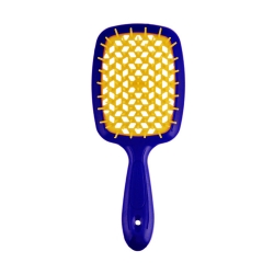 Фото Janeke - Щетка Super Brush The Original для волос, синяя с желтым, 20,3 x 8,5 x 3,1 см