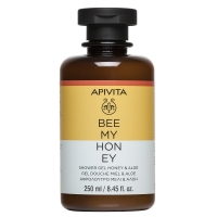 Apivita - Гель для душа с мёдом и алоэ Bee My Honey, 250 мл восстанавливающий гель шелковая инфузия silk infusion 355 мл
