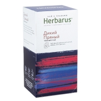 Herbarus - Чай черный с травами "Дикий пряный", 24 х 2 г
