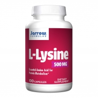 Фото Jarrow - Аминокислота L-лизин 500 мг, 100 капсул