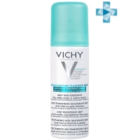 Vichy - Дезодорант-антиперспирант против белых и желтых пятен для защиты на 48 часов, 125 мл vichy deodorant дезодорант антиперспирант 48ч против белых и желтых пятен 2х50 мл