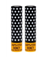 Apivita - Увлажняющий био-уход с медом для губ, 2 х 4,4 г - фото 1