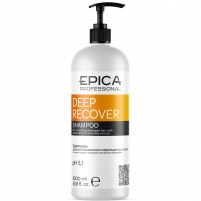 Фото Epica Professional - Шампунь с маслом сладкого миндаля и экстрактом ламинарии для восстановления повреждённых волос, 1000 мл