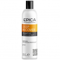 Фото Epica Professional - Шампунь с маслом сладкого миндаля и экстрактом ламинарии для восстановления повреждённых волос, 300 мл