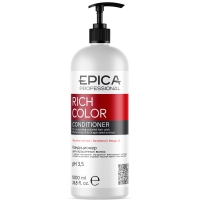 Epica Professional - Кондиционер с маслом макадамии и экстрактом виноградных косточек для окрашенных волос, 1000 мл