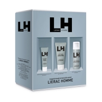 Lierac - Подарочный набор (пена для бритья 50 мл + гель для душа 50 мл + антивозрастной крем-флюид 10 мл)
