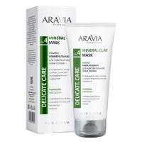 Aravia Professional - Маска минеральная для чувствительной кожи головы Mineral Clay Mask, 200 мл разделяя боль