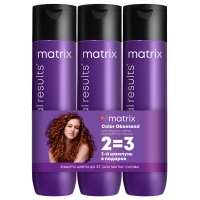 Matrix - Набор Color Obsessed для окрашенных волос (шампунь 300 мл х 3 шт)