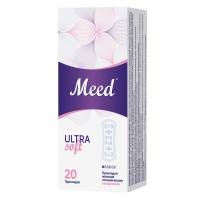 Meed - Ежедневные ультратонкие прокладки Ultra Soft, 20 шт