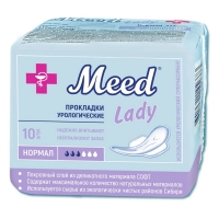 Meed - Урологические прокладки для женщин нормал, 10 шт