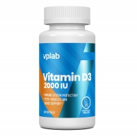 Vplab - Витамин Д3 600 МЕ, 240 капсул - фото 1