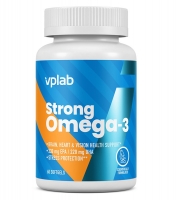 Vplab - Комплекс "Омега 3 + витамин Е" Strong Omega-3, 60 капсул - фото 1