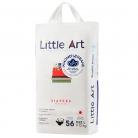 Фото Little Art - Детские подгузники размер L 9-12 кг, 56 шт