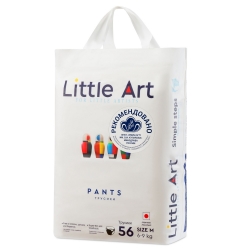 Фото Little Art - Детские трусики-подгузники размер M 6-9 кг, 56 шт