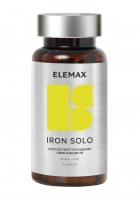 Фото Elemax - Железа бисглицинат Iron Solo 20 мг, 60 таблеток
