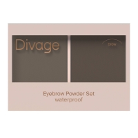 Divage - Набор теней для бровей Waterproof Brow Powder Set тон 01 состав для ламинирования бровей lami brow universal 1 soft 1 5 мл