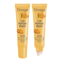 Divage - Бальзам SOS-восстановление для губ Lip Rehab Balm, 12 мл бальзам для губ divage lip rehab balm карамель 12 мл