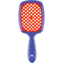 Фото Janeke - Щетка Superbrush с закругленными зубчиками фиолетово-красная, 20,3 х 8,5 х 3,1 см