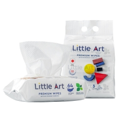 Фото Little Art - Детские влажные салфетки 150 х 200, 192 шт