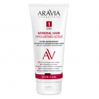 Фото Aravia Laboratories - Скраб-эксфолиант для глубокого очищения кожи головы с АНА-кислотами и минералами Mineral Hair Exfoliating-Scrub, 200 мл