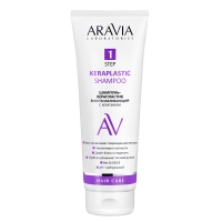 Aravia Laboratories - Шампунь-керапластик восстанавливающий с кератином Keraplastic Shampoo, 250 мл шампунь chi keratin восстанавливающий 59мл
