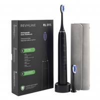 Фото Revyline - Электрическая звуковая зубная щетка RL 015, черная, 1 шт