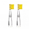 Детская электрическая звуковая зубная щетка RL 025 Baby 1+, желтая, 1 шт