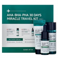 Фото Some By Mi - Набор миниатюр 30 Days Miracle Travel Kit для проблемной кожи лица, 3 средства
