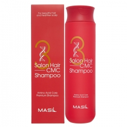 Фото Masil - Восстанавливающий шампунь с аминокислотами 3 Salon Hair CMC Shampoo, 300 мл