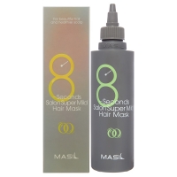 Masil - Восстанавливающая маска для ослабленных волос 8 Seconds Salon Super Mild Hair Mask, 200 мл антивозрастная витаминизирующая маска vari hope с чистым витамином с 5шт 22г