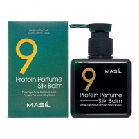 Фото Masil - Несмываемый протеиновый бальзам для поврежденных волос 9 Protein Perfume Silk Balm, 180 мл