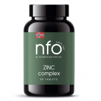 Norwegian Fish Oil -  Биоактивный комплекс цинка, 90 таблеток norwegian fish oil противовоспалительный биокомплекс имуннокомплекс 120 таблеток