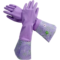 перчатки хозяйственные латекс m eurohouse household gloves gward iris libry Meine Liebe - Универсальные хозяйственные латексные перчатки с манжетой 