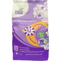 Meine Liebe - Стиральный порошок-концентрат без запаха для цветных тканей, 1,5 кг нитки промышленные 50 2 для тонких тканей 5000 ярд 308 серо голубой