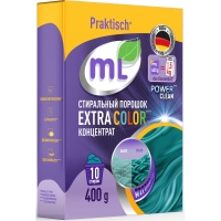 Meine Liebe - Стиральный порошок-концентрат для цветного белья Extra Color, 400 г очиститель tiret для стиральных машин 250 мл
