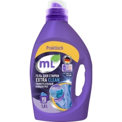 Фото Универсальный гель-концентрат для стирки Extra Clean, 1,8 л