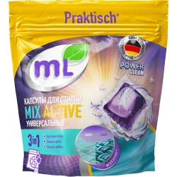 Фото Meine Liebe - Универсальные капсулы для стирки Mix Active 3-в-1, 25 шт