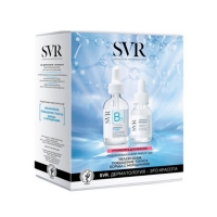 SVR ABC - Набор (Концентрированная сыворотка для лица [B3] Гидра, 30 мл + Разглаживающая сыворотка для контура глаз Refresh, 15 мл) smart detox drops умная сыворотка для лица с детокс эффектом
